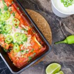 Vegetarian Enchilada with Spinach