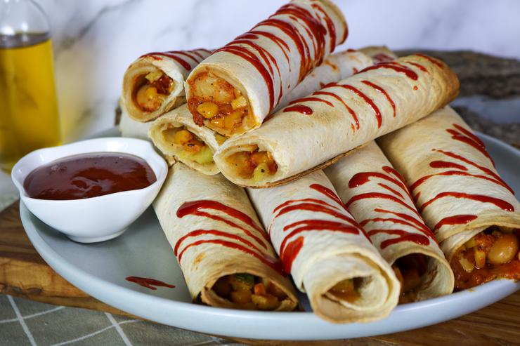 Vegan taquitos recipe